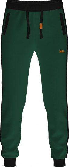 Motley Denim Bremen Sweatpants Racing Green/Black - Laisvalaikio kelnės ir šortai - Laisvalaikio Kelnės ir Šortai - 2XL-12XL