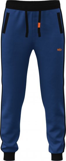 Motley Denim Bremen Sweatpants Royal Blue/Black - Laisvalaikio kelnės ir šortai - Laisvalaikio Kelnės ir Šortai - 2XL-12XL