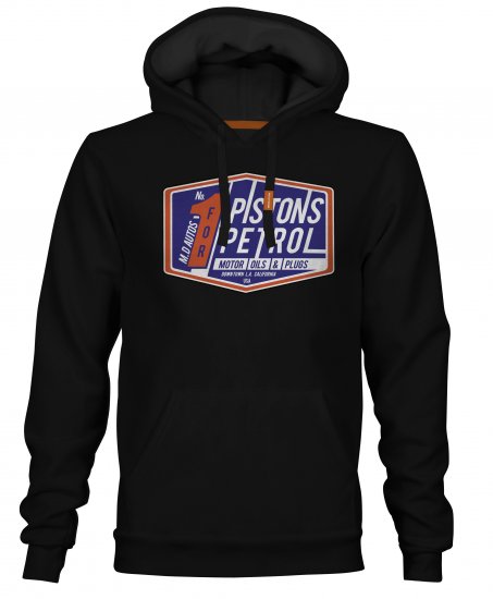 Motley Denim Bromley Hoodie Black - Megztiniai ir Džemperiai - Megztiniai ir Džemperiai - 2XL-14XL