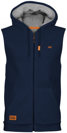 Motley Denim Brussels Sleeveless Hoodie Navy - Megztiniai ir džemperiai - Megztiniai ir Džemperiai - 2XL-14XL