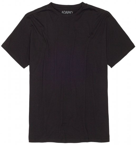 Adamo Bud Regular fit Heavy weight T-shirt Black - Marškinėliai - Marškinėliai - 2XL-14XL