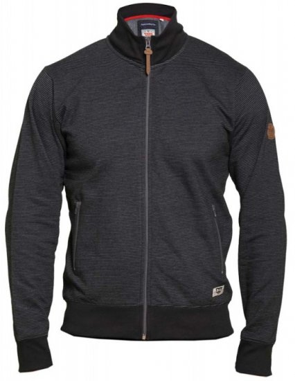 D555 Buxton Full Zip Sweatshirt Black - Megztiniai ir džemperiai - Megztiniai ir Džemperiai - 2XL-14XL