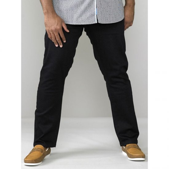 D555 Claude Stretch Jeans Black TALL SIZES - VYRIŠKI DRABUŽIAI MT-6XLT - Drabužiai aukštiems vyrams