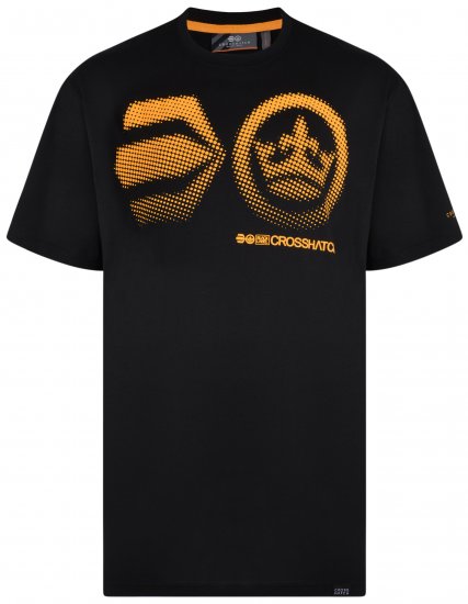 Crosshatch Kravtar T-shirt Black - Marškinėliai - Marškinėliai - 2XL-14XL
