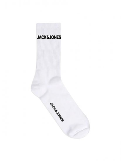 Jack & Jones Basic Logo Teniso kojinės Balta 5-pack - Apatinis trikotažas ir plaukimo apranga - Apatinis trikotažas - 2XL-8XL
