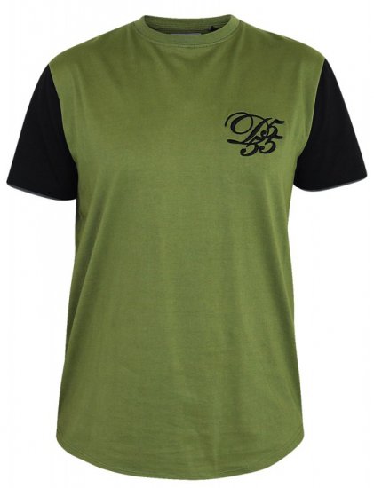 D555 Demarcus Couture T-shirt Khaki - Marškinėliai - Marškinėliai - 2XL-14XL