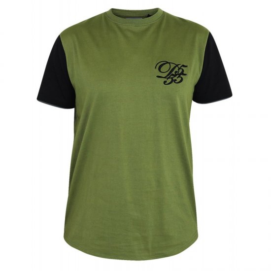D555 Demarcus Couture T-shirt Khaki - Marškinėliai - Marškinėliai - 2XL-14XL