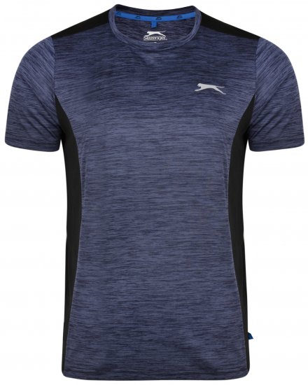 Slazenger Drew T-shirt Navy - Marškinėliai - Marškinėliai - 2XL-14XL