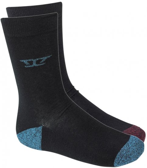 D555 Eden Cotton Rich Cushioned Sole Socks 2-Pack - Apatinis trikotažas ir plaukimo apranga - Apatinis trikotažas - 2XL-8XL
