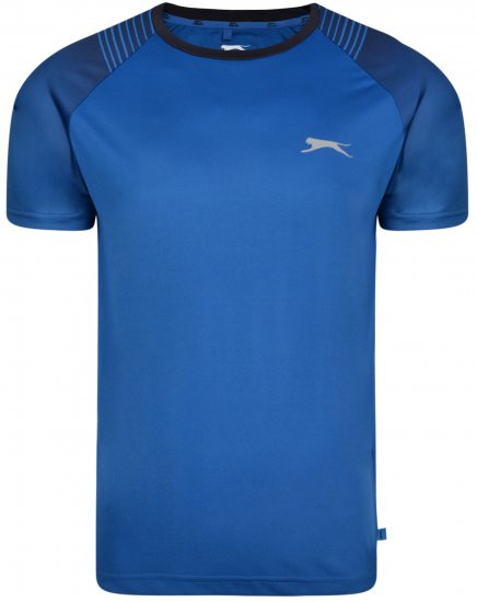 Slazenger Eli T-shirt Blue - Marškinėliai - Marškinėliai - 2XL-14XL