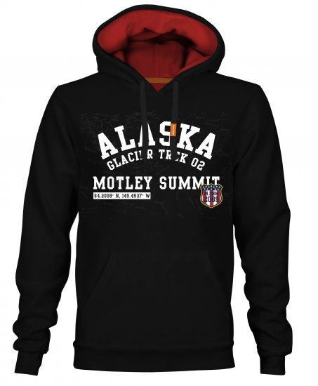 Motley Denim Elland Hoodie Black - Megztiniai ir džemperiai - Megztiniai ir Džemperiai - 2XL-14XL