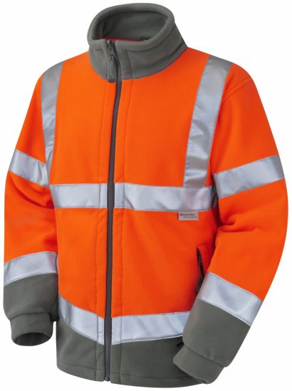 Leo Hartland Fleece Jacket Orange - Darbo drabužiai - Darbo drabužiai - 3XL-10XL