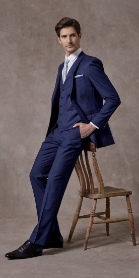 Skopes Kennedy Kostiuminis Švarkas Royal Blue - Kostiumai ir švarkai - Didelio dydžio kostiumai ir švarkai