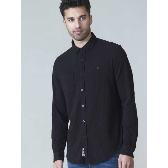 D555 Donnie Long Sleeve Jersey Shirt Black - Marškiniai - Marškiniai - 2XL-8XL