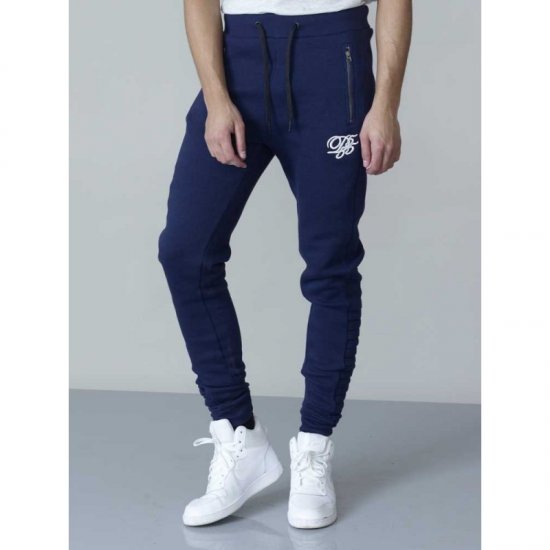 D555 Javier Fashion Sweatpants Navy - Laisvalaikio kelnės ir šortai - Laisvalaikio Kelnės ir Šortai - 2XL-12XL