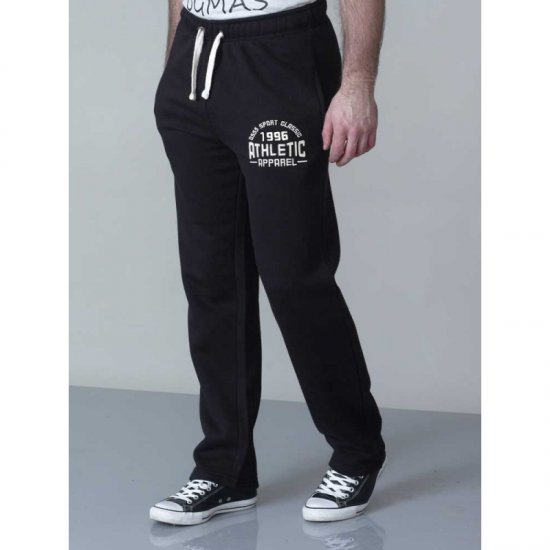 D555 Tony Sweatpants Black - Laisvalaikio kelnės ir šortai - Laisvalaikio Kelnės ir Šortai - 2XL-12XL