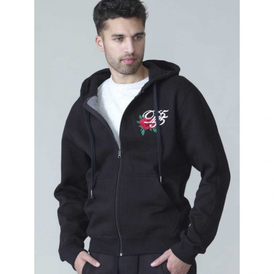 D555 Verlin Couture Full Zip Hoodie Black - Megztiniai ir džemperiai - Megztiniai ir Džemperiai - 2XL-14XL