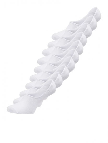 Jack & Jones Basic Trumpos kojinės Balta 10-pack - Apatinis trikotažas ir plaukimo apranga - Apatinis trikotažas - 2XL-8XL