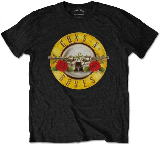 Guns N' Roses Classic logo T-shirt Black - Marškinėliai - Marškinėliai - 2XL-14XL