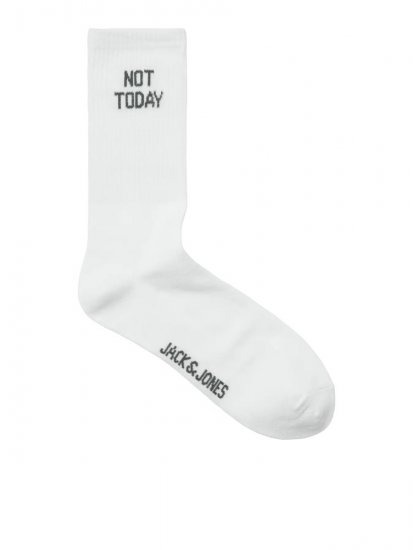 Jack & Jones Power Statements Teniso kojinės Balta 3-pack - Apatinis trikotažas ir plaukimo apranga - Apatinis trikotažas - 2XL-8XL