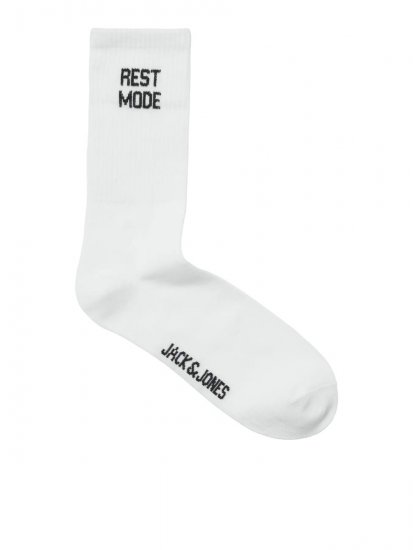 Jack & Jones Power Statements Teniso kojinės Balta 3-pack - Apatinis trikotažas ir plaukimo apranga - Apatinis trikotažas - 2XL-8XL