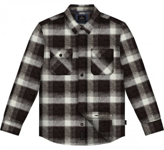 Double Outfitters GS-5233 Flaneliniai marškiniai Ruda/Smėlio spalva - Marškiniai - Marškiniai - 2XL-8XL