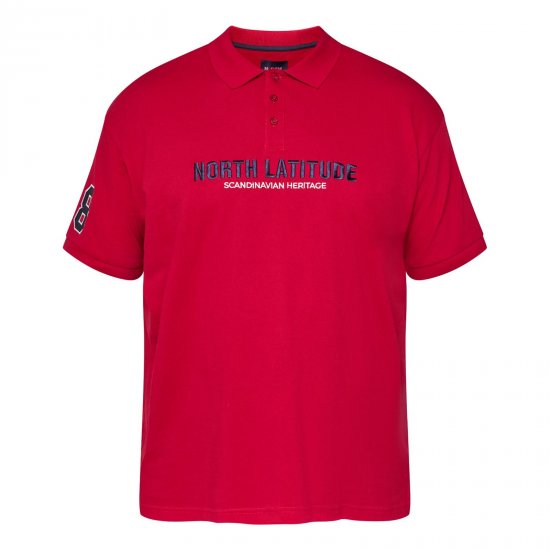 North Latitude Logo Polo Geltona/Oranžinė - Polo marškinėliai - Polo marškinėliai - 2XL-8XL