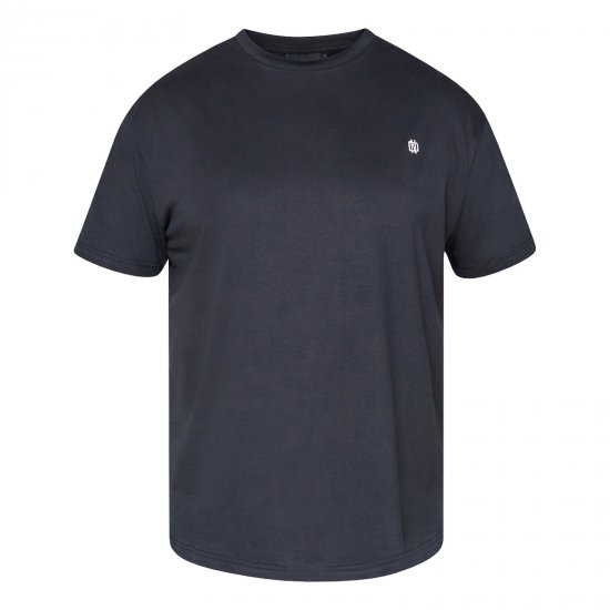 North Latitude T-Shirt With Back Print Juoda - Marškinėliai - Marškinėliai - 2XL-14XL