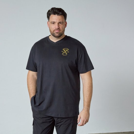 North Latitude Alpine Club T-Shirt Juoda - Marškinėliai - Marškinėliai - 2XL-14XL