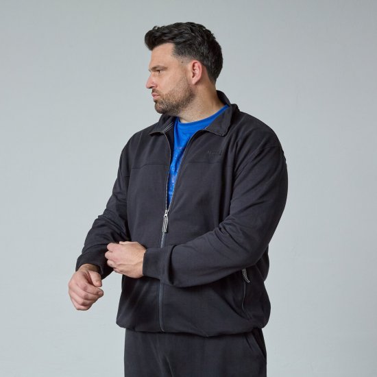 North Latitude Sweat Cardigan Juoda - Megztiniai ir džemperiai - Megztiniai ir Džemperiai - 2XL-14XL