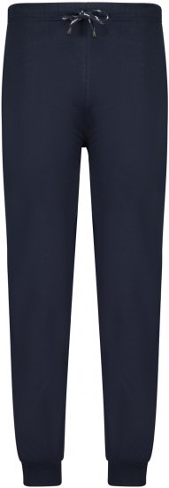 Adamo Jakob Pyjama Pants with Cuffs Navy - Apatinis trikotažas ir plaukimo apranga - Apatinis trikotažas - 2XL-8XL