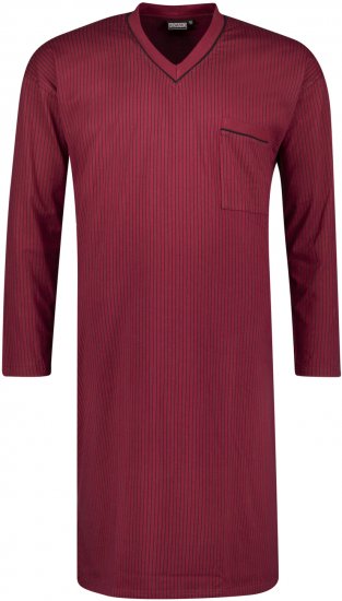 Adamo Gustav Long Nightshirt Burgundy - Apatinis trikotažas ir plaukimo apranga - Apatinis trikotažas - 2XL-8XL
