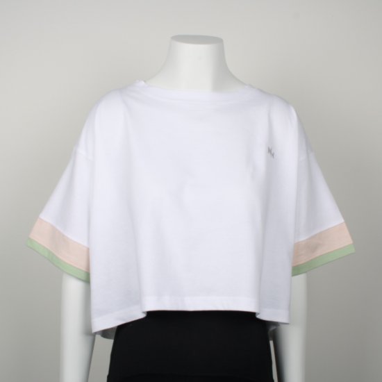 Nora Mikken AGNES Crop Top White - Marškinėliai - 