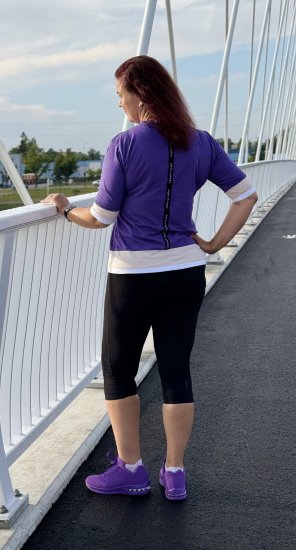 Nora Mikken ANNELI T-Shirt Purple - Marškinėliai - 