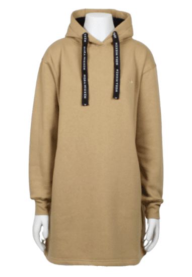 Nora Mikken KRISTINA Long Hoodie Camel - Megztiniai ir džemperiai - 