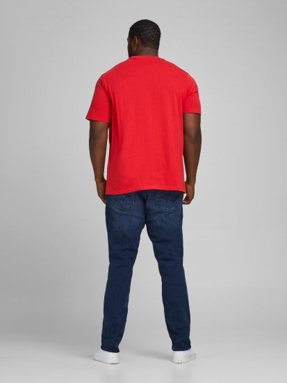 Jack & Jones Elogo T-Shirt True Red - Marškinėliai - Marškinėliai - 2XL-14XL