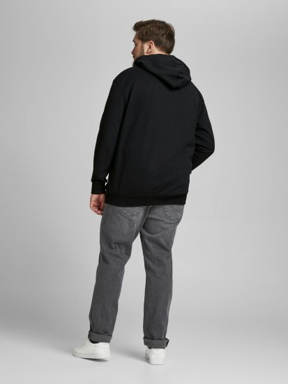 Jack & Jones Basic Džemperis su Kapišonu Juodas - Megztiniai ir džemperiai - Megztiniai ir Džemperiai - 2XL-14XL