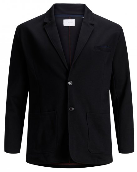 Jack & Jones Diego Sweat Blazer Black - Kostiumai ir švarkai - Didelio dydžio kostiumai ir švarkai