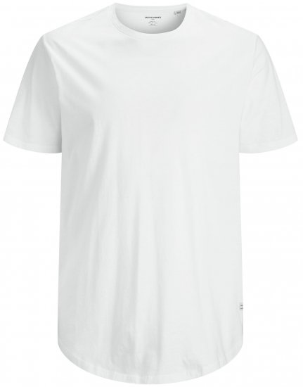 Jack & Jones NOA Crew Neck T-shirt White - Marškinėliai - Marškinėliai - 2XL-14XL