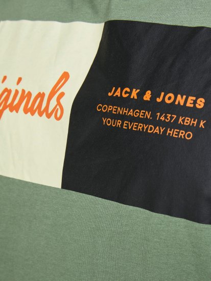 Jack & Jones Joshua T-shirt Sea Spray - Marškinėliai - Marškinėliai - 2XL-14XL