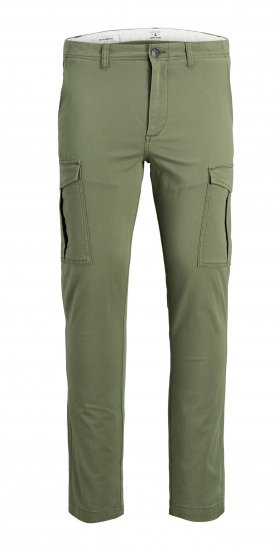 Jack & Jones Marco Chino Pants Dusty Olive - Džinsai ir kelnės - Džinsai ir Kelnės - W40-W70