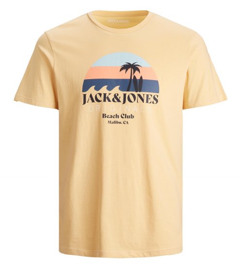 Jack & Jones Cabana T-Shirt Sahara Sun - Marškinėliai - Marškinėliai - 2XL-14XL