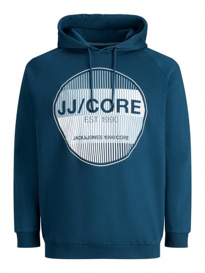 Jack & Jones Booster Hoodie Blue - Megztiniai ir džemperiai - Megztiniai ir Džemperiai - 2XL-14XL