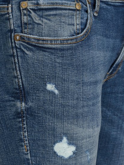 Jack & Jones Liam 101 Skinny Blue Denim - Džinsai ir kelnės - Džinsai ir Kelnės - W40-W70