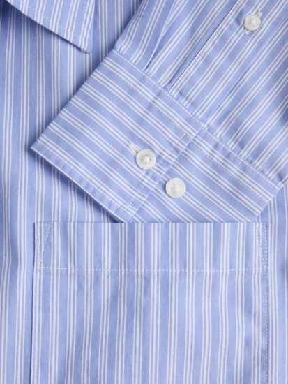 Jack & Jones Cody Poplin Long Sleeve Shirt Windsurfer - Marškiniai - Marškiniai - 2XL-8XL