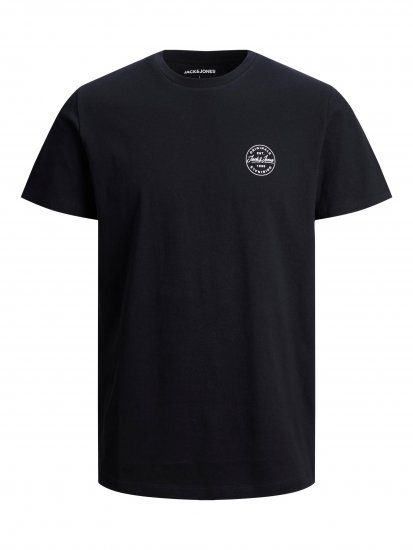 Jack & Jones JJESHARK TEE Black - Marškinėliai - Marškinėliai - 2XL-14XL