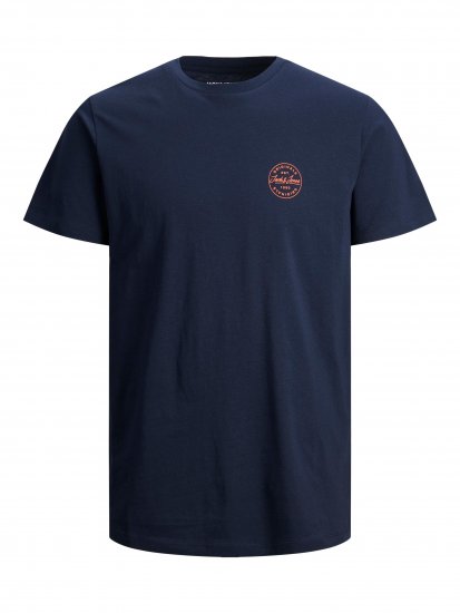 Jack & Jones JJESHARK TEE Navy - Marškinėliai - Marškinėliai - 2XL-14XL