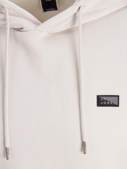 Jack & Jones JCOKING SWEAT HOOD Light Gray - Megztiniai ir džemperiai - Megztiniai ir Džemperiai - 2XL-14XL