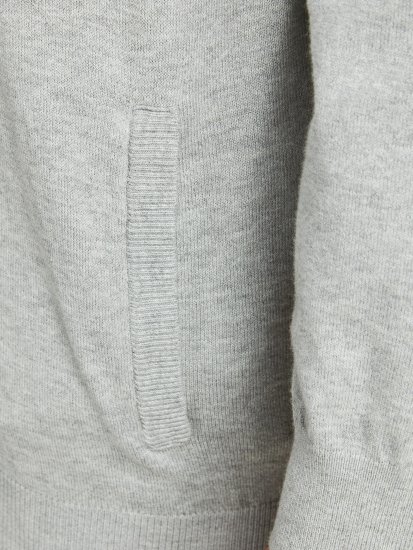 Jack & Jones JJEMIL Knit Turtle Zip Cardigan Light Grey - Megztiniai ir džemperiai - Megztiniai ir Džemperiai - 2XL-14XL