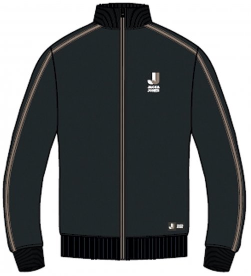 Jack & Jones JCOLOGAN ZIP Sweater Black - Megztiniai ir Džemperiai - Megztiniai ir Džemperiai - 2XL-14XL
